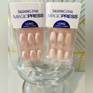 ✨Dashing Diva Press-On Nails | Coffin French + Ombre Set | New in box ✨